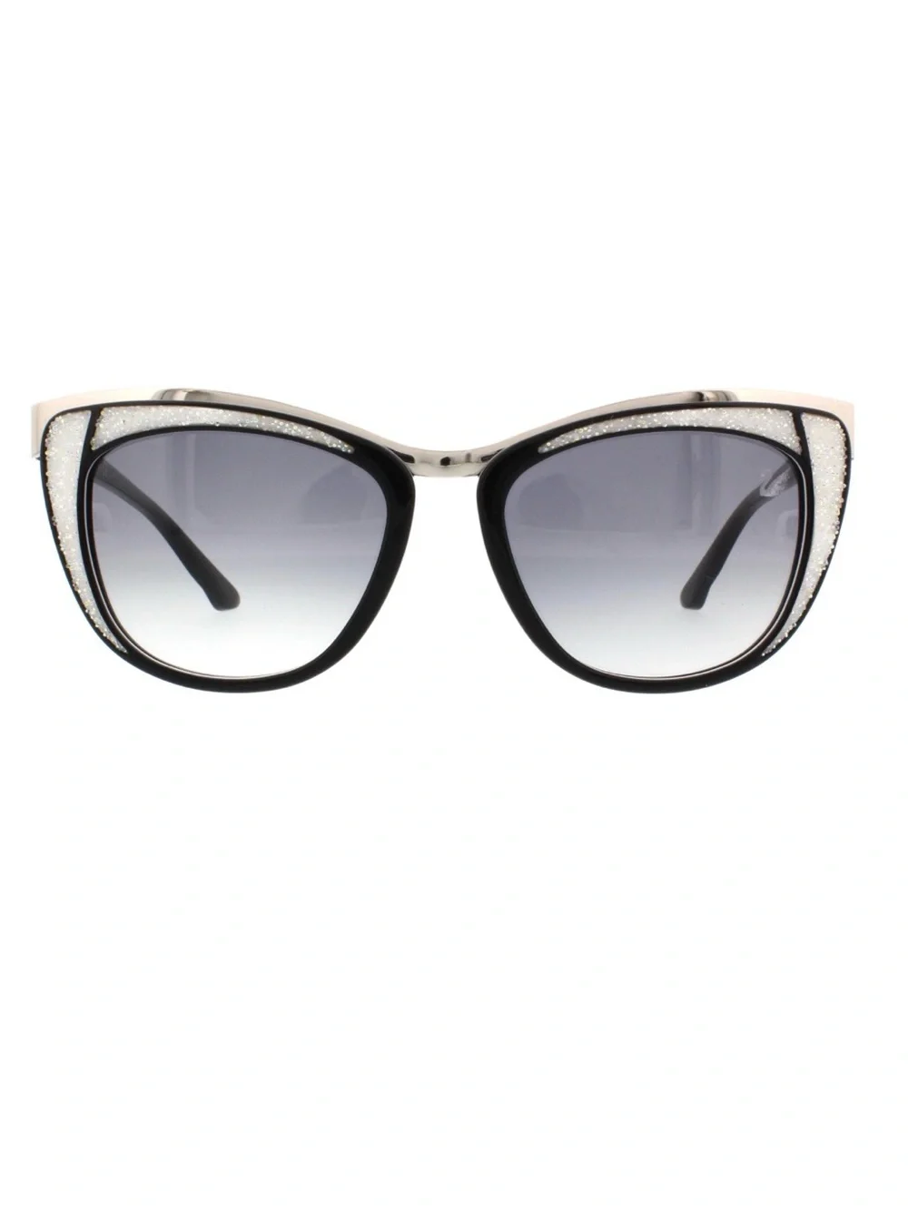 SWAROVSKI DIVA Italy SW 61 05B Cat Eye BB Glitter Frames Eyewear Glasses